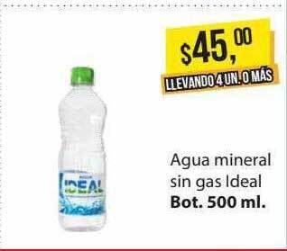 Supermercados Damesco Agua mineral sin gas ideal oferta