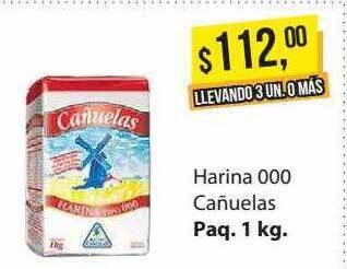 Supermercados Damesco Harina 000 cañuelas oferta