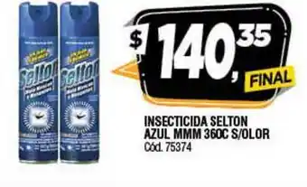 Supermercados Yaguar Insecticida Selton Azul MMM 360C S-Olor oferta