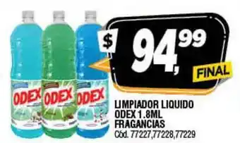 Supermercados Yaguar Limpiador Liquido Odex 1.8ML Fragancias oferta