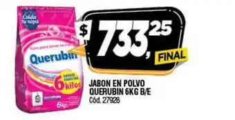 Supermercados Yaguar Jabon En Polvo Querubin 6KG B-E oferta