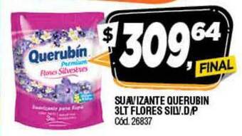 Supermercados Yaguar Suavizante Querubin 3LT Flores Silv.D-P oferta