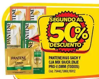 Supermercados Yaguar Pantene-H&S Sach Y Cja Mix SH-CR.Enje Pro-V-3MM (Todos) oferta