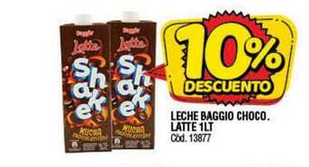 Supermercados Yaguar Leche Baggio Choco. Latte 1Lt oferta