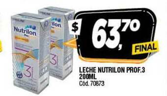 Supermercados Yaguar Leche Nutrilon Prof.3 200ML oferta
