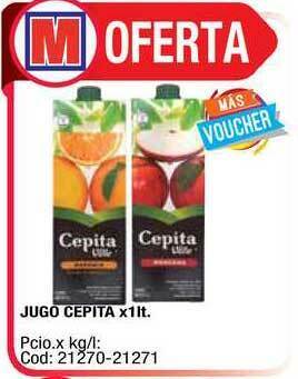 Maxiconsumo Jugo Cepita x 1lt. oferta