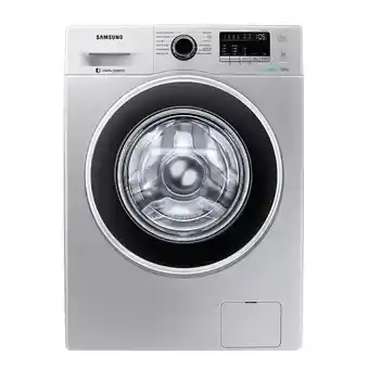 Garbarino Lavarropas samsung carga frontal 7 kg inverter con ecobubble silver 1400 rpm ww70j4463gs oferta
