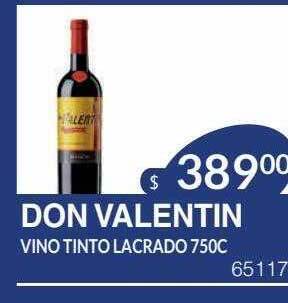 Masivos Don valentin vino tinto lacrado oferta