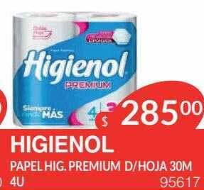 Masivos Higienol papel hig premium d hoja oferta