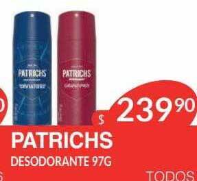 Masivos Patrichs desodorante oferta