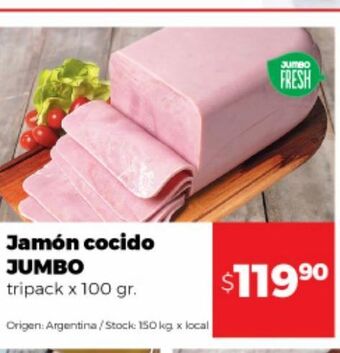 Disco Jamón cocido jumbo oferta