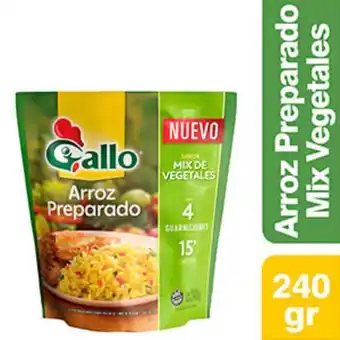 Arroz gallo preparado vegetales 240 gr