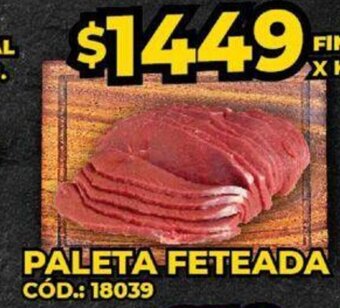Diarco Paleta Feteada oferta