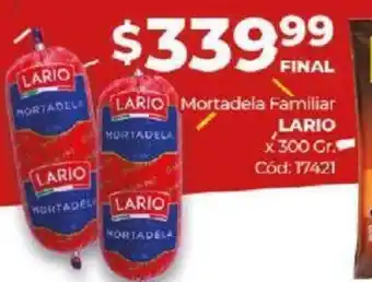 Diarco Lario Mortadela Familia oferta