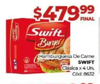 Diarco Swift Hamburguesa De Carne oferta