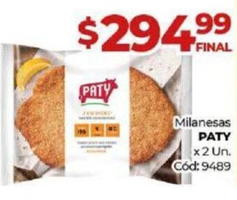 Diarco Paty milanesas oferta