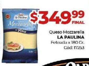 Diarco La Paulina Queso Mozzarella oferta