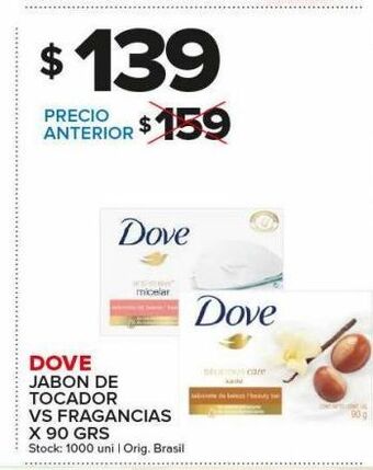 Carrefour Maxi Jabón de tocador dove x 90g oferta