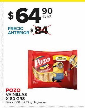 Carrefour Maxi Vainilla pozo x 80g oferta