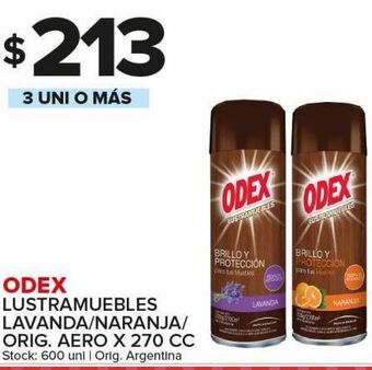 Carrefour Maxi Lustramuebles odex x 270cc oferta