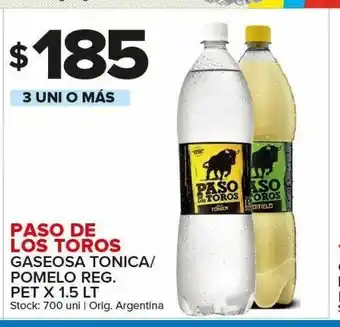 Carrefour Maxi Gaseosa paso de los toros x 1,5l oferta
