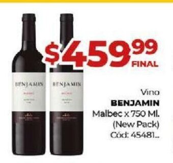 Diarco Benjamin oferta