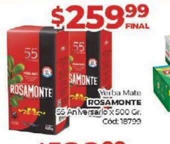 Diarco Rosamonte Yerba Mate oferta
