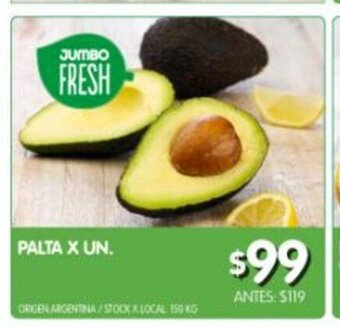 Jumbo Palta X Un, oferta