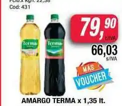 Maxiconsumo Amargo Terma x 1,35lt oferta