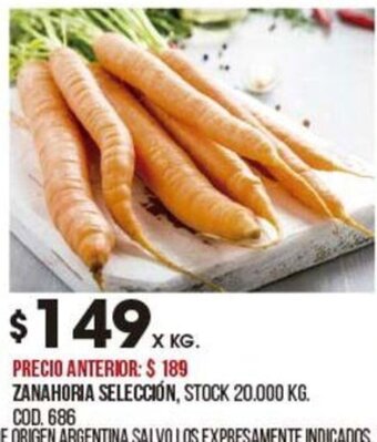 Coto Zanahoria Seleccion oferta