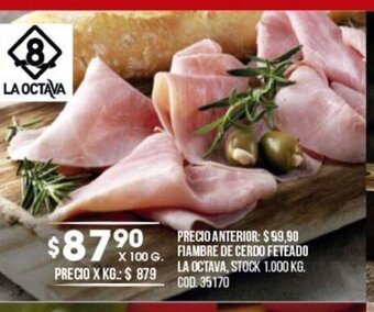 Coto Fiambre De Cerdo Feteado La Octava oferta