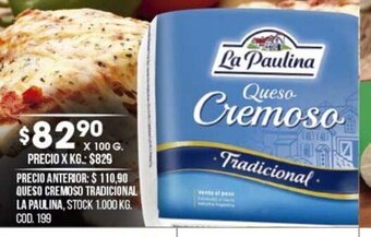 Coto Queso Cremoso Tradicional La Paulina oferta