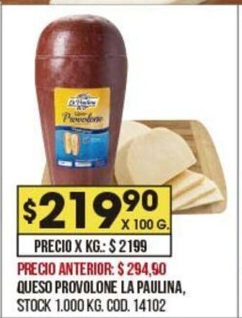 Coto Queso Provolone La Paulina oferta