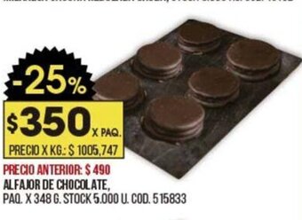 Coto Alfajor De chocolate oferta