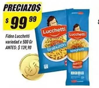 LUCCHETTI fideo lucchetti variedad x 500 gr