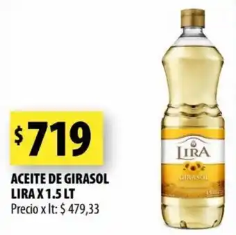 Punto Mayorista LIRA aceite de girasol lira x 1.5 LT oferta