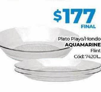 Diarco Plato playo-hondo aquamarine oferta