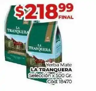 Diarco Yerba mate la tranquepa seleccion oferta