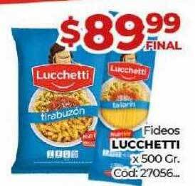 Diarco Fideos lucchetti oferta