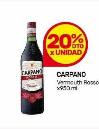 Nini Mayorista Carpano vermouth rosso oferta