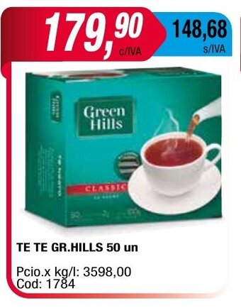 Maxiconsumo Te Te Gr Hills oferta