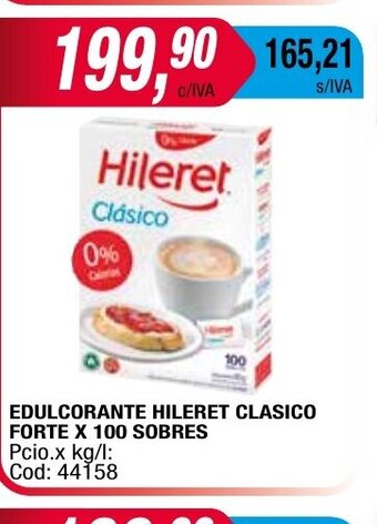 Maxiconsumo Edulcorante Hileret Clasico Forte oferta