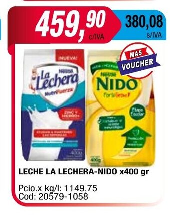 Maxiconsumo Leche La Lechera-Nido oferta
