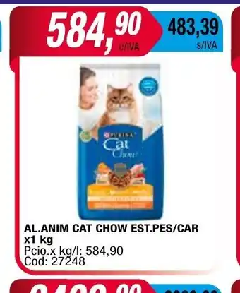 Maxiconsumo Cat Chow Al anim Est Pes/Car oferta