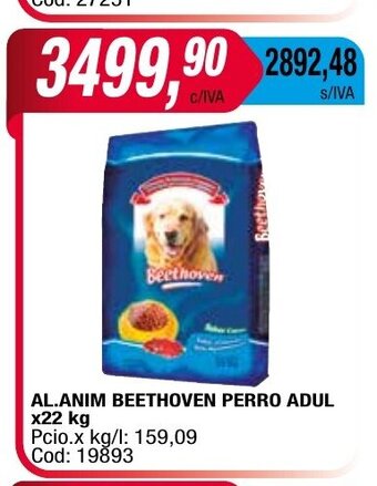 Maxiconsumo Beethoven Al Anim Perro Adul oferta