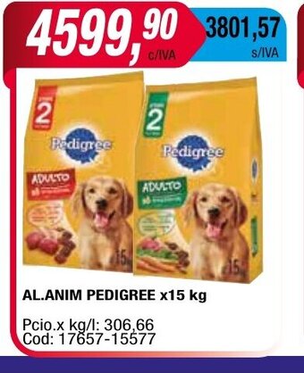 Maxiconsumo Pedigree Al Anim oferta