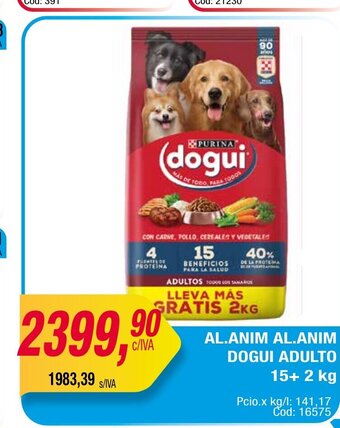Maxiconsumo Al Anim Al Anim Dogui Adulto oferta