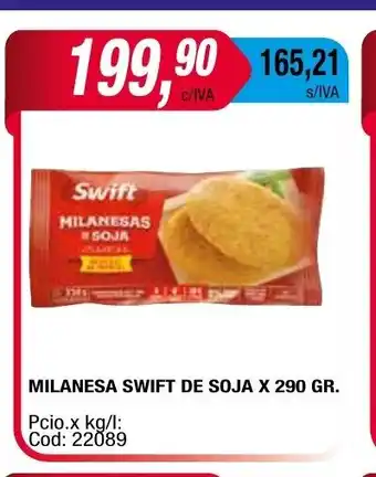 Maxiconsumo Swift Milanesa de Soja oferta
