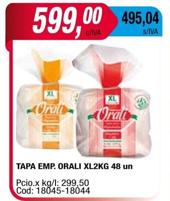 Maxiconsumo Tapa Emp Orali oferta