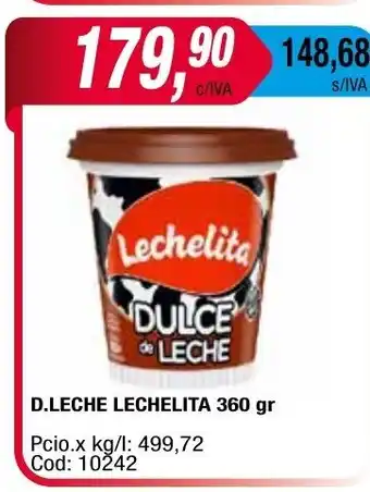 Maxiconsumo Lechelita D Leche 360gr oferta